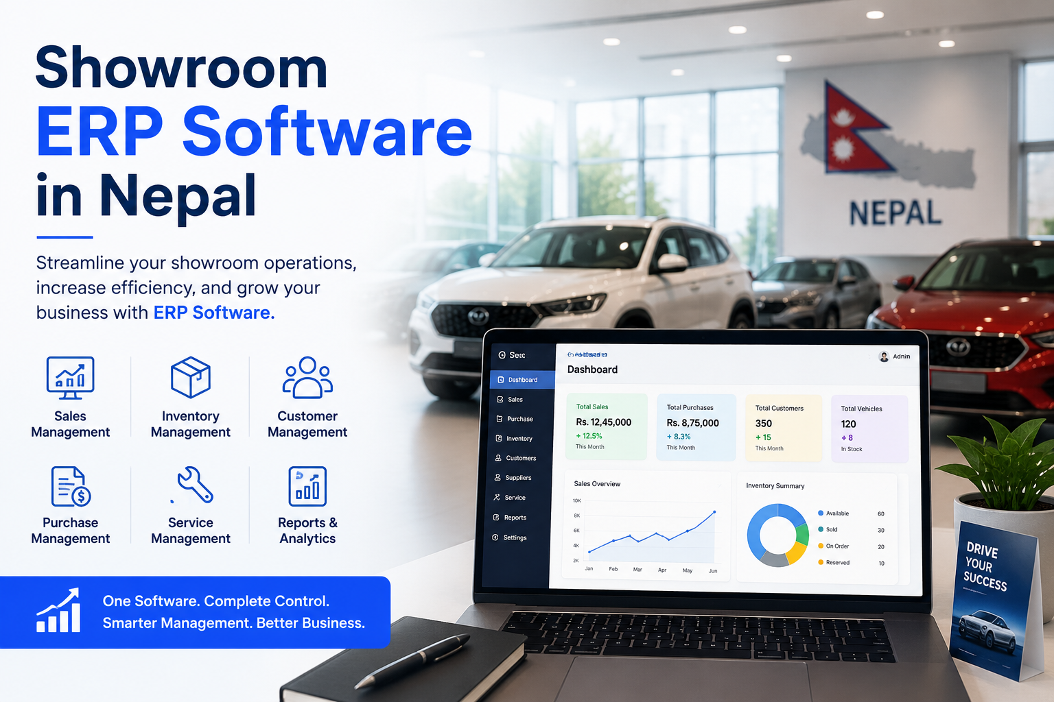 Vehicle Showroom Ra Electronics Showroom Maa ERP Software Kina Jaruri Cha?